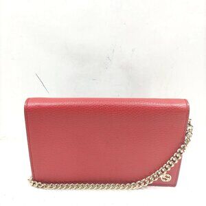 Authentic Gucci Red Wallet on chain mn458-012526
